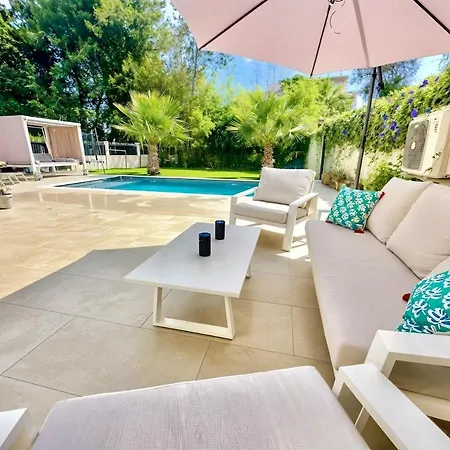 Villa FRGK St Claude Private Villa Antibes Pool, Garden&Ultra-Fast Wi-Fi Plaine de la Brague